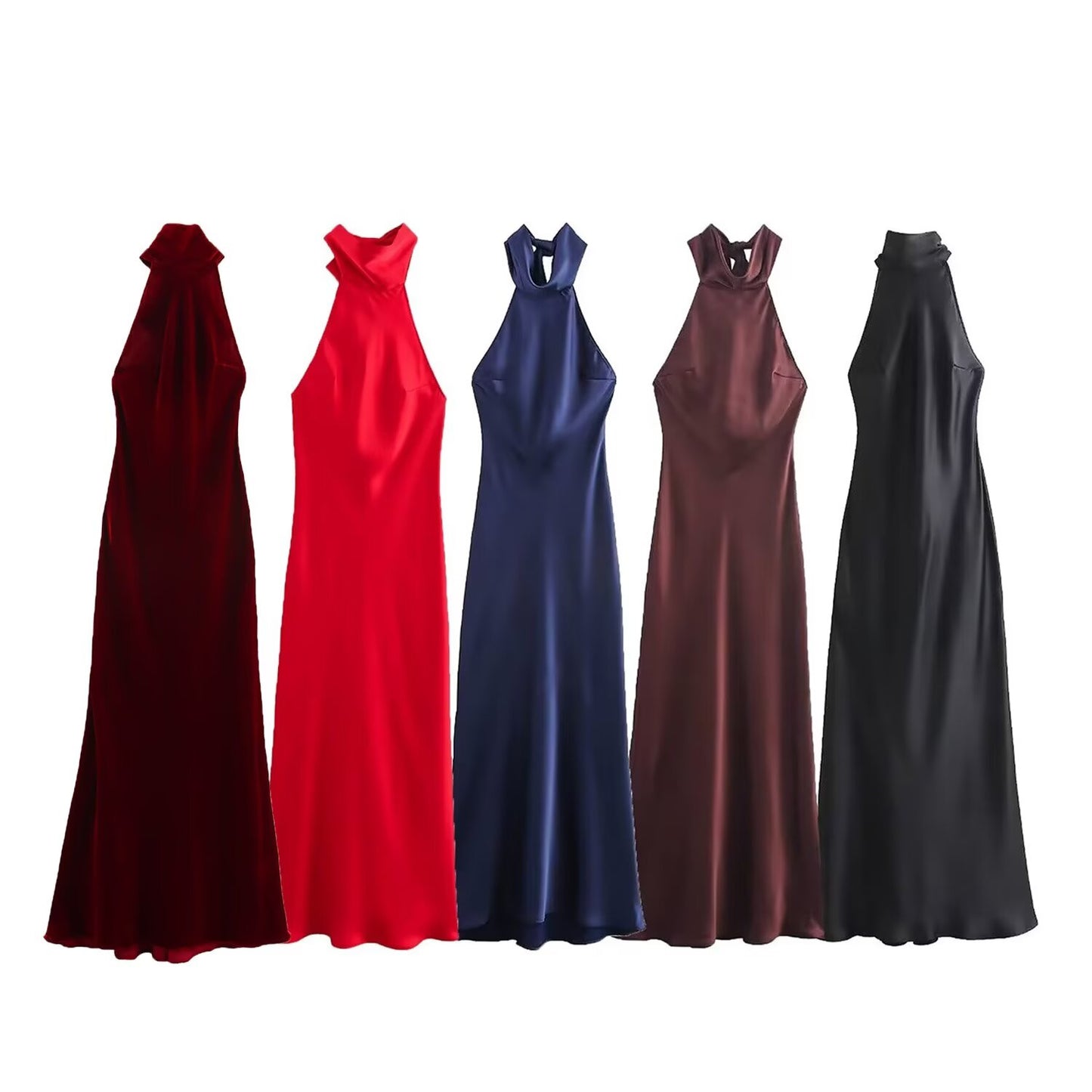 KP0043 Women's New Fashion Hollow Out Embroidery Ruffled Midi Dress Vintage Elastic Smocked Tie Straps Female Dresses robe Mujer