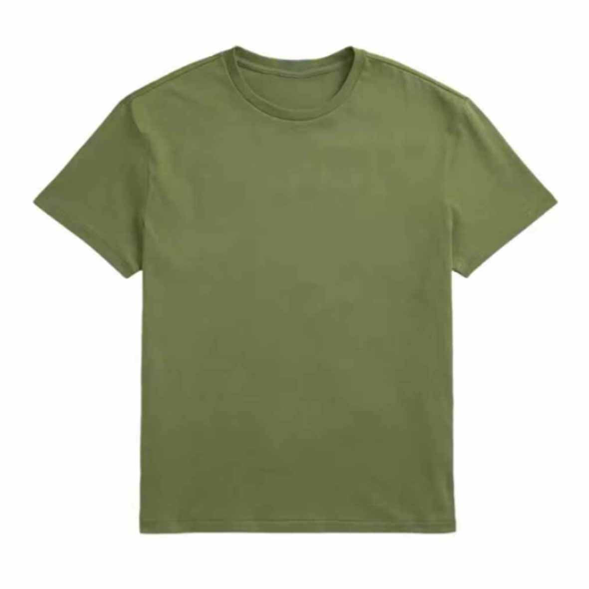 Men's new fashion casual embroidered short-sleeved O-neck T-shirt printed casual short-sleeved shirt