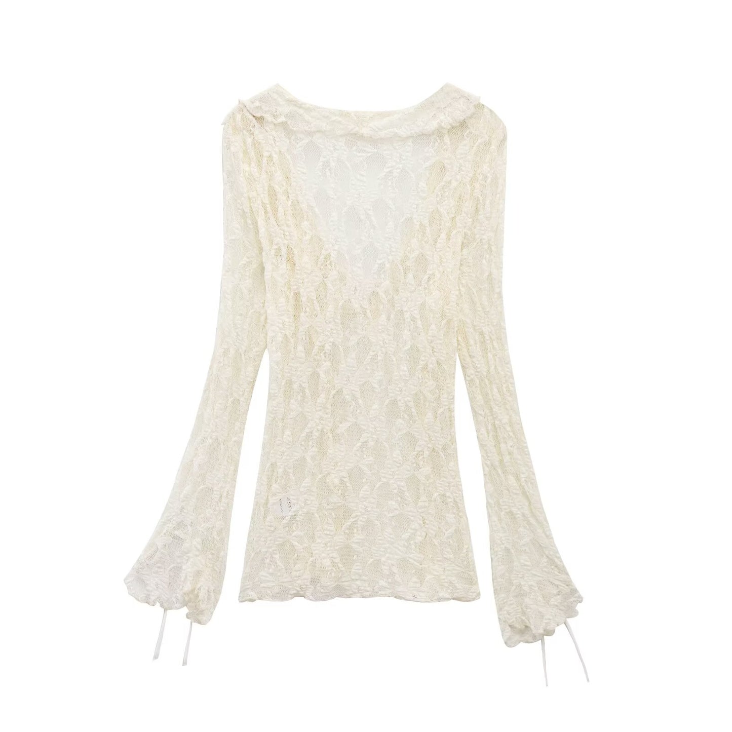 KP0100 Women 2025 New Fashion Layered Lace Top