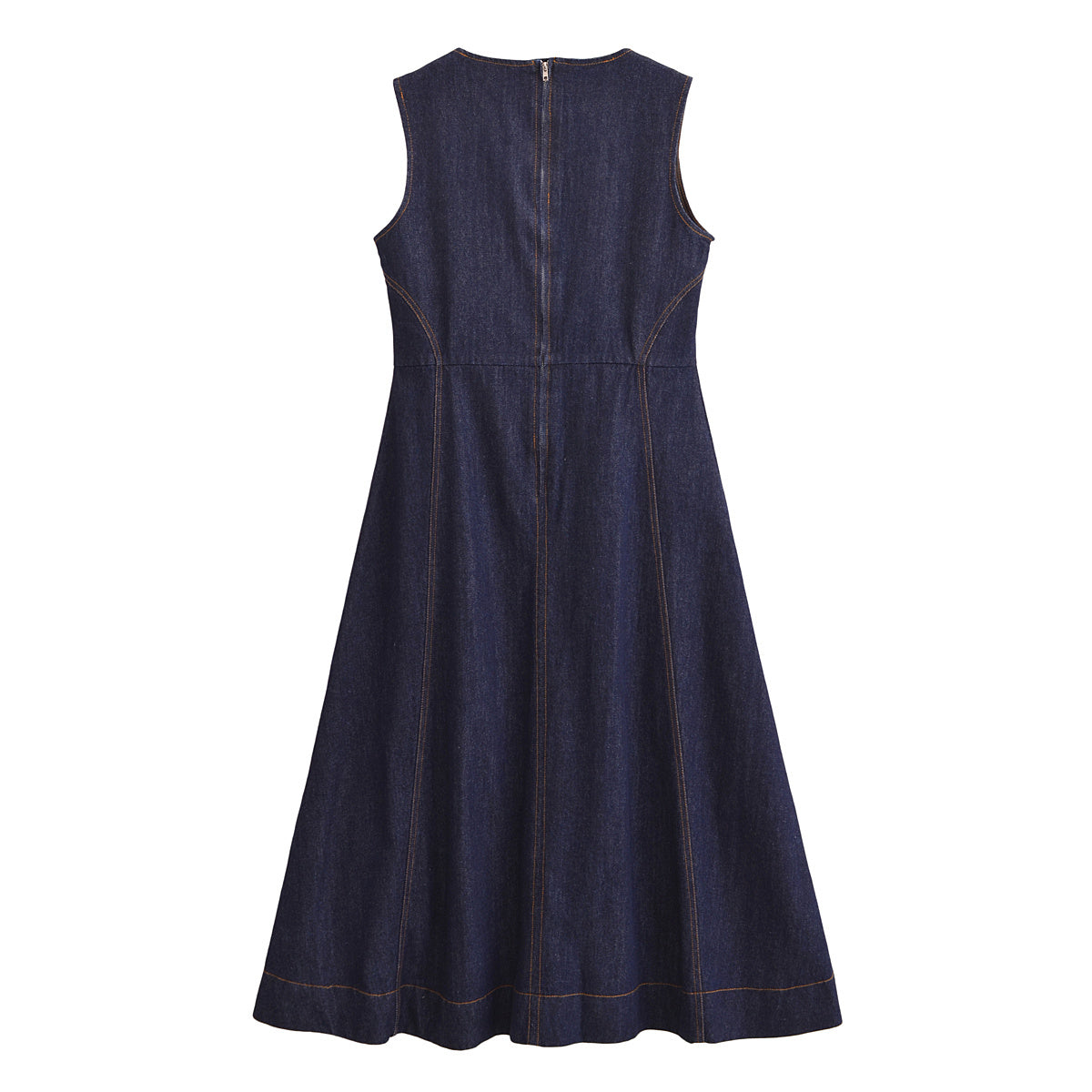 KP0070 Women 2025 New Fashion Denim Midi Dress