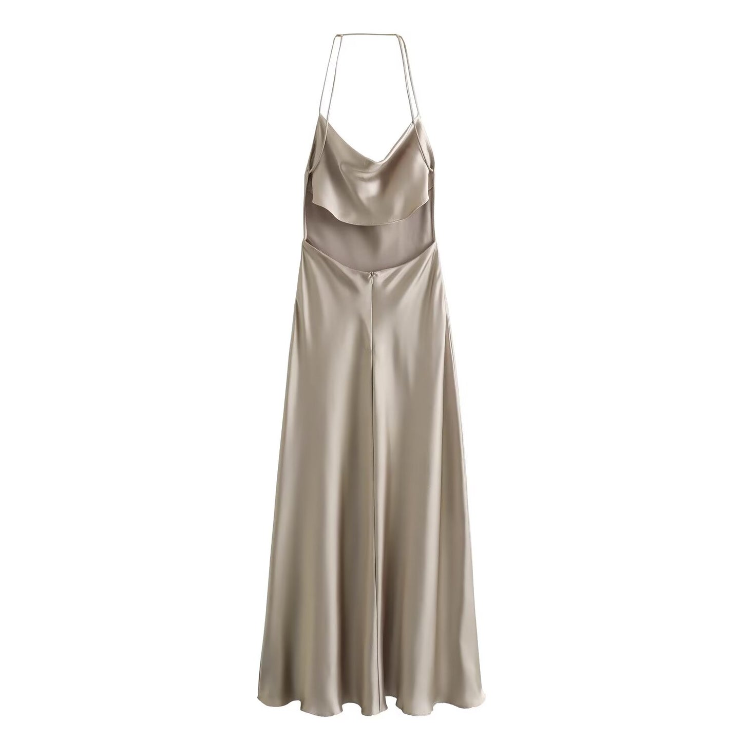 KP0130 Women 2025 New Fashion Satin Lingerie Dress