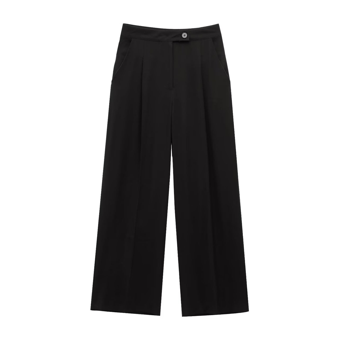 KP0085 Women 2025 New Fashion Twill Wide Leg Pants