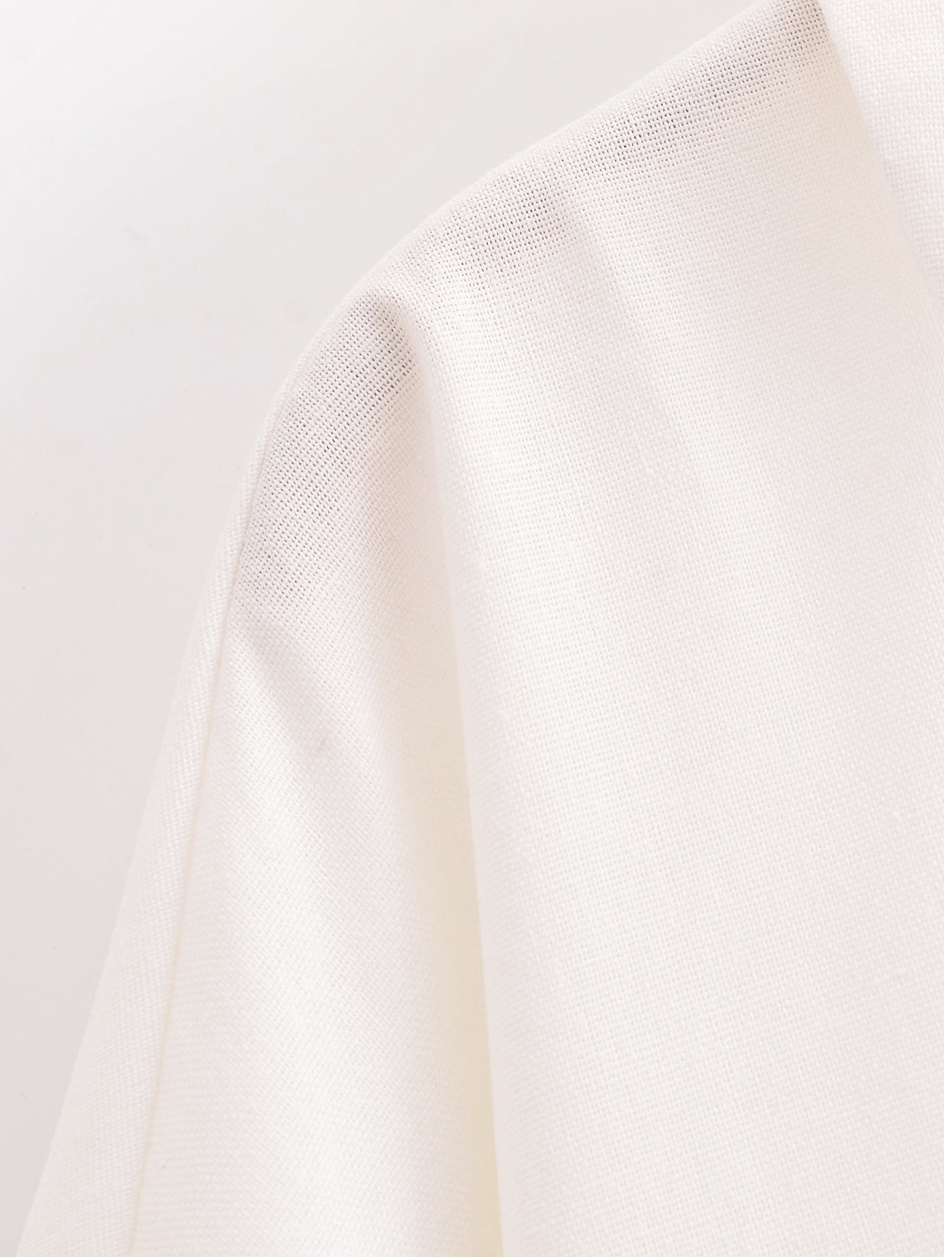 KP0067 Women 2025 New Fashion Linen Half Sleeve Shirt