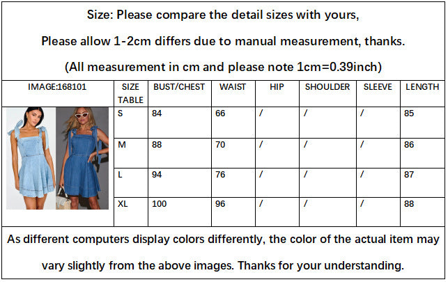 Women's New Fashion Joker Temperament Commuter Sling Denim Women's Dress