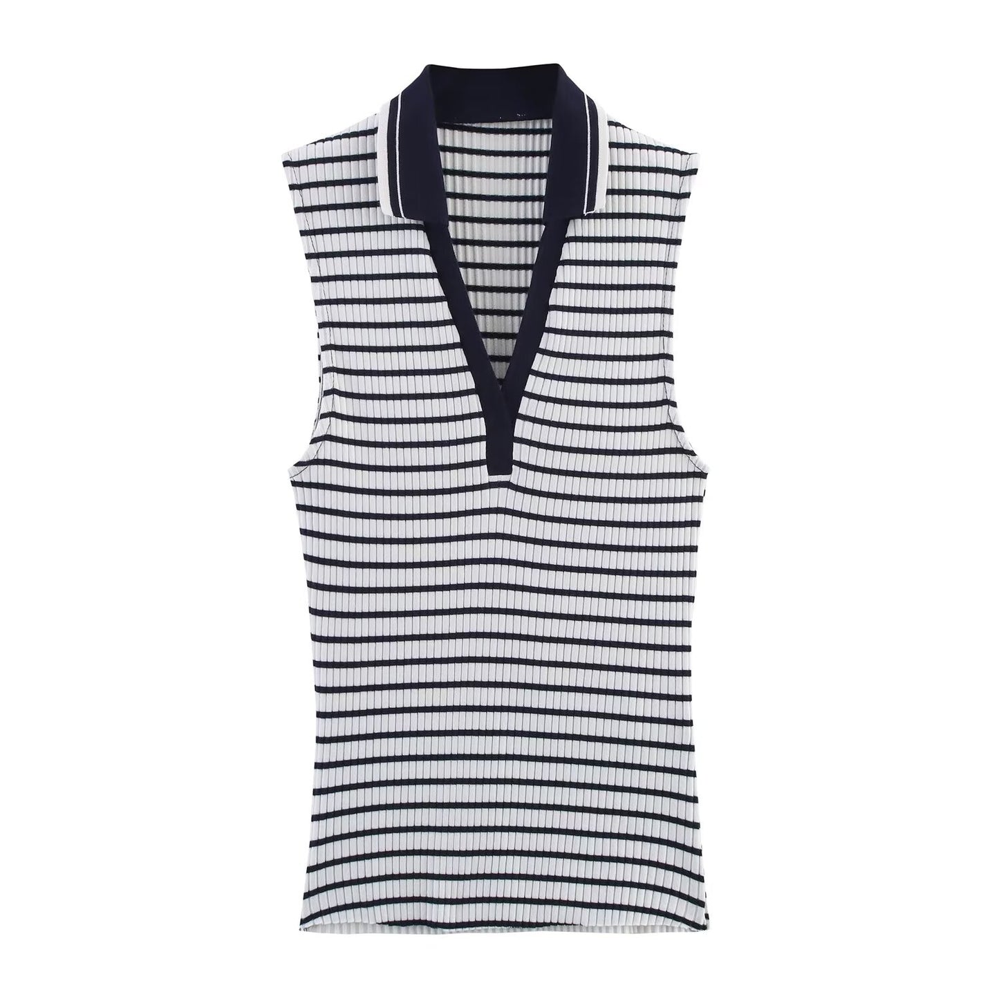 KP0111 Women 2025 New Fashion Ribbed Top