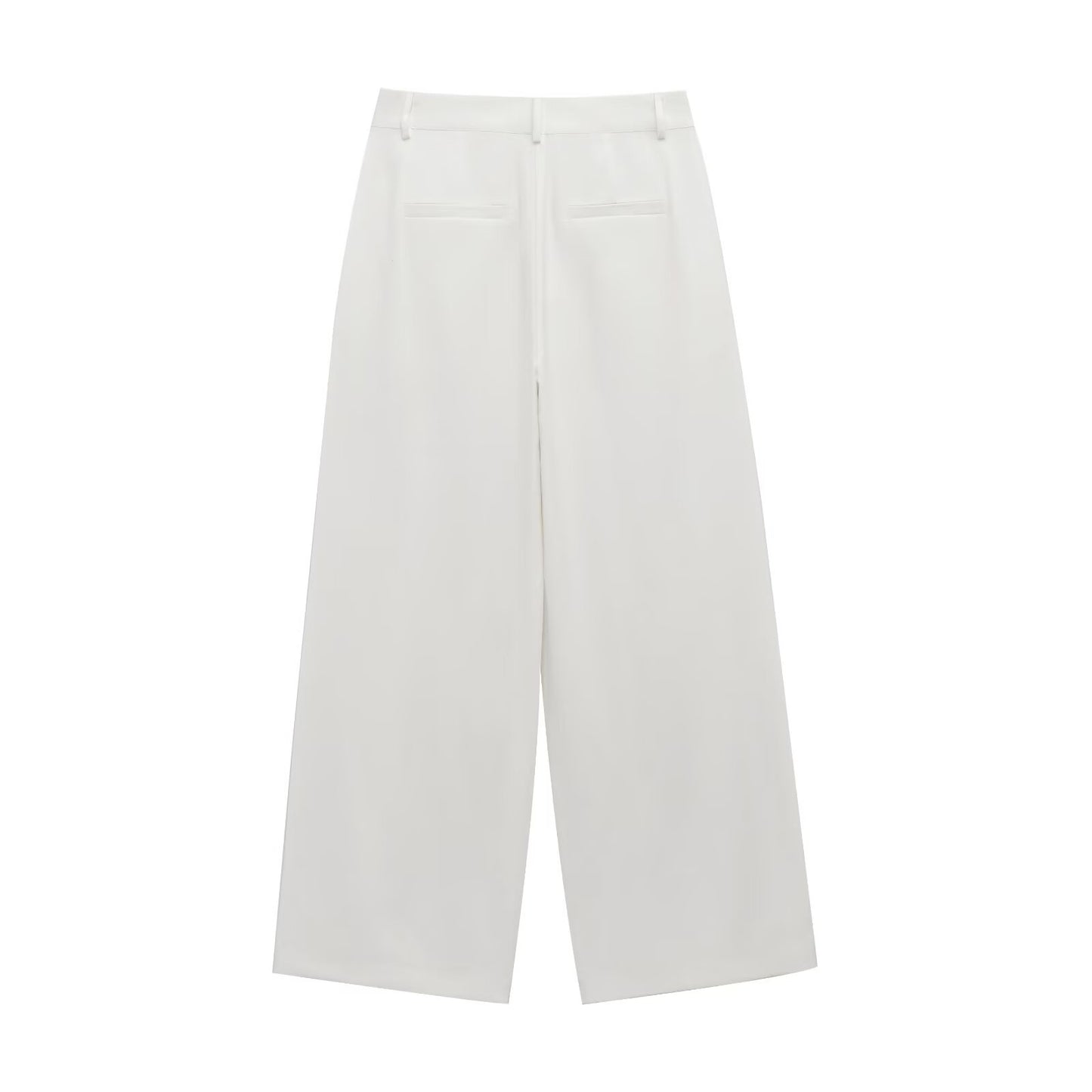 KP0084 Women 2025 New Fashion Fashion Casual Linen Blend Wide Leg Pants