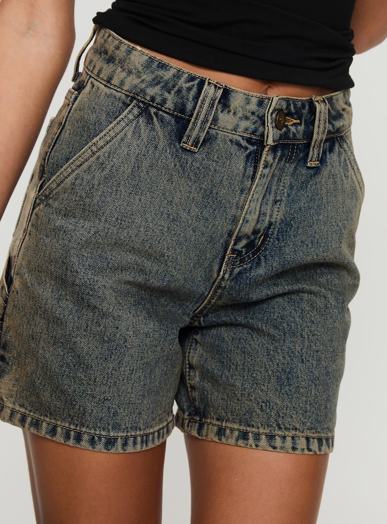 Women's New Fashion, Leisure, Joker Washing Equipment, Women's Denim Shorts.