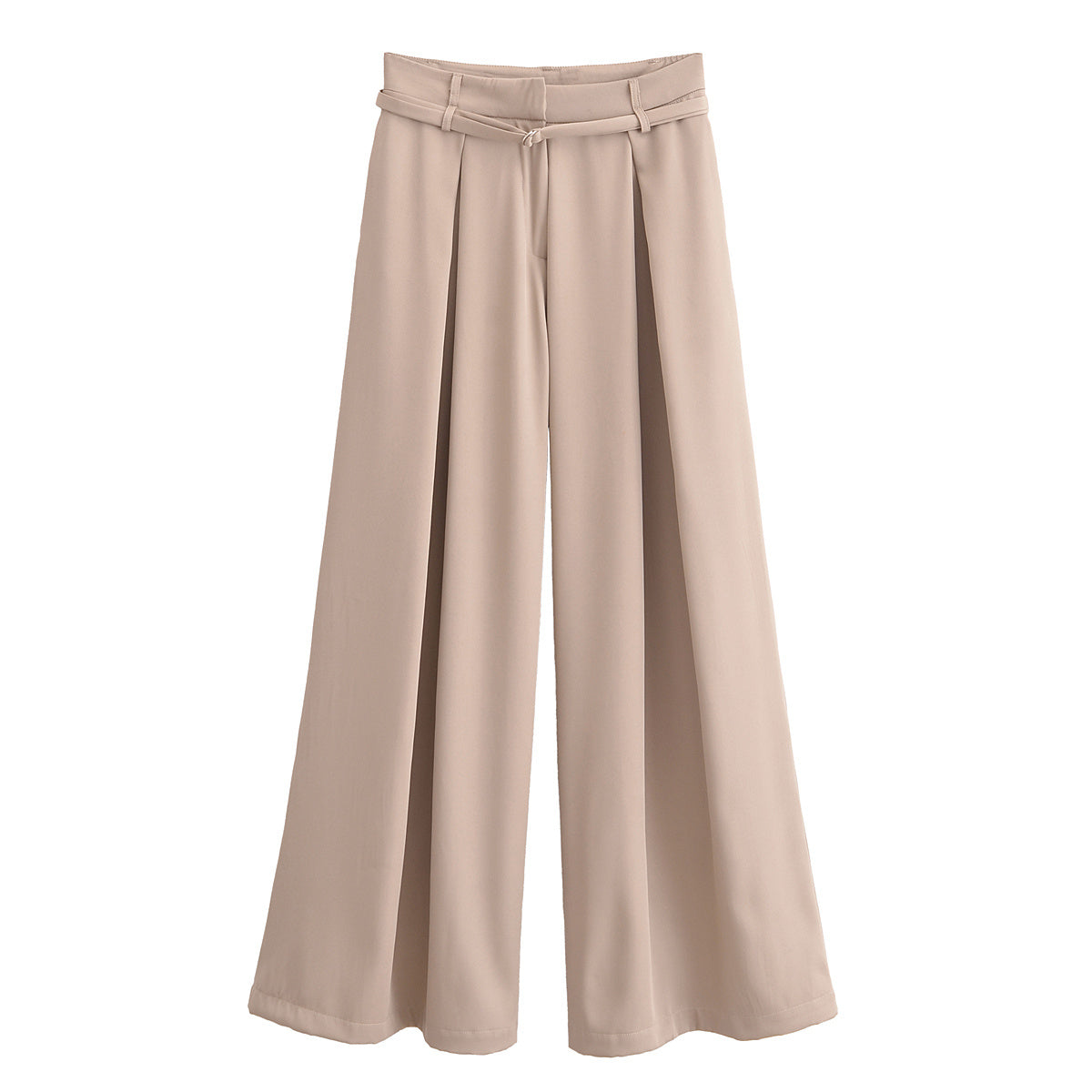 KP0071 Women 2025 New Fashion Wide Leg Pants with Waist