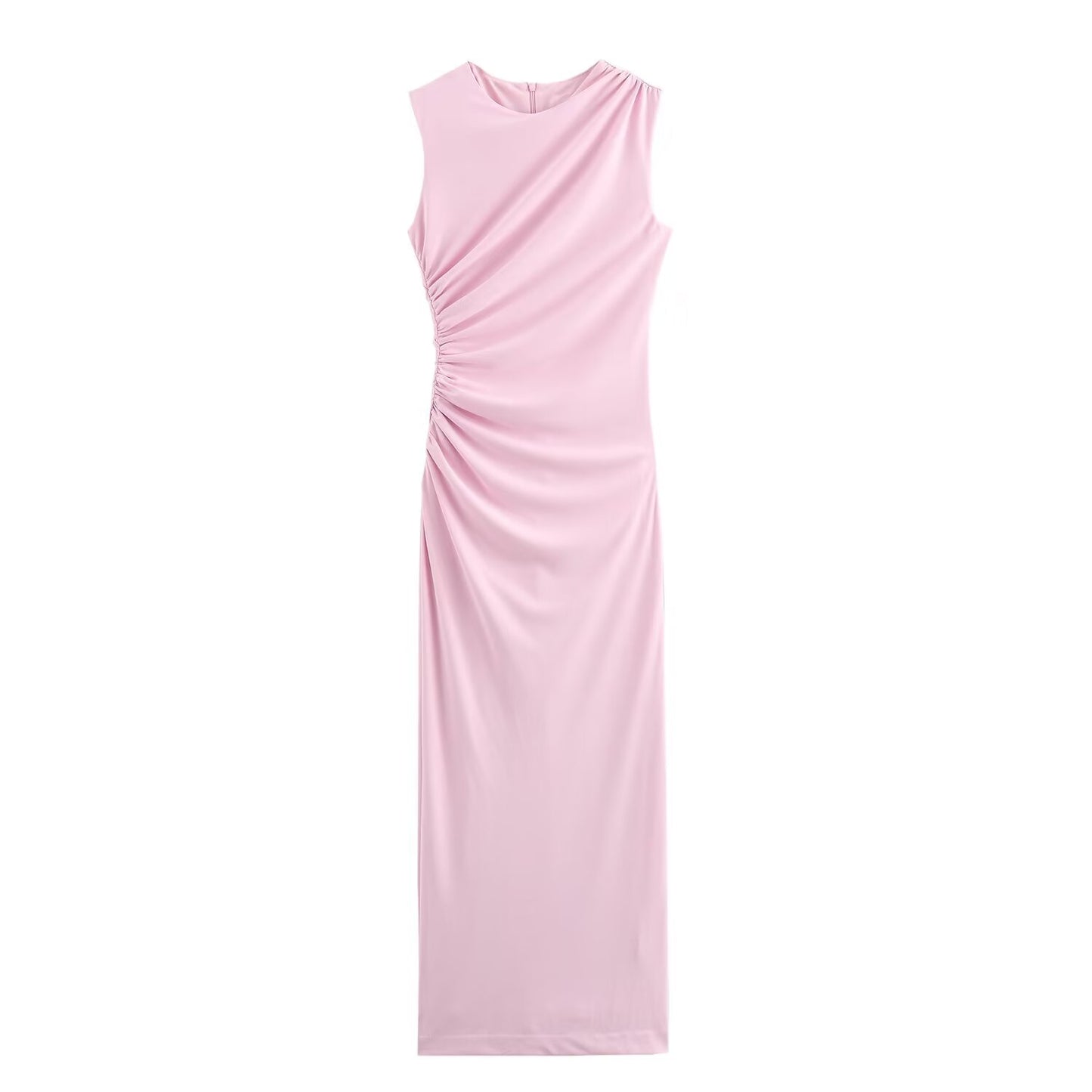 KP0040 Women's new fashion long dress retro elastic wide shoulder strap women's dress Dresses Mujer