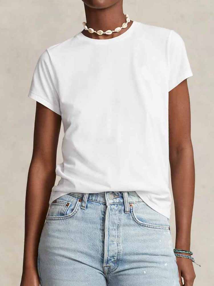 Women's new fashion casual Joker short-sleeved T-shirt