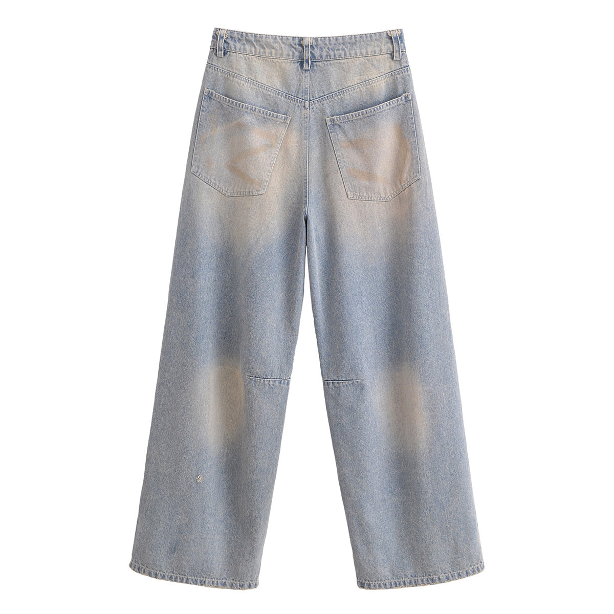 KP0075 Women 2025 New Fashion Ripped Earth Style Jeans