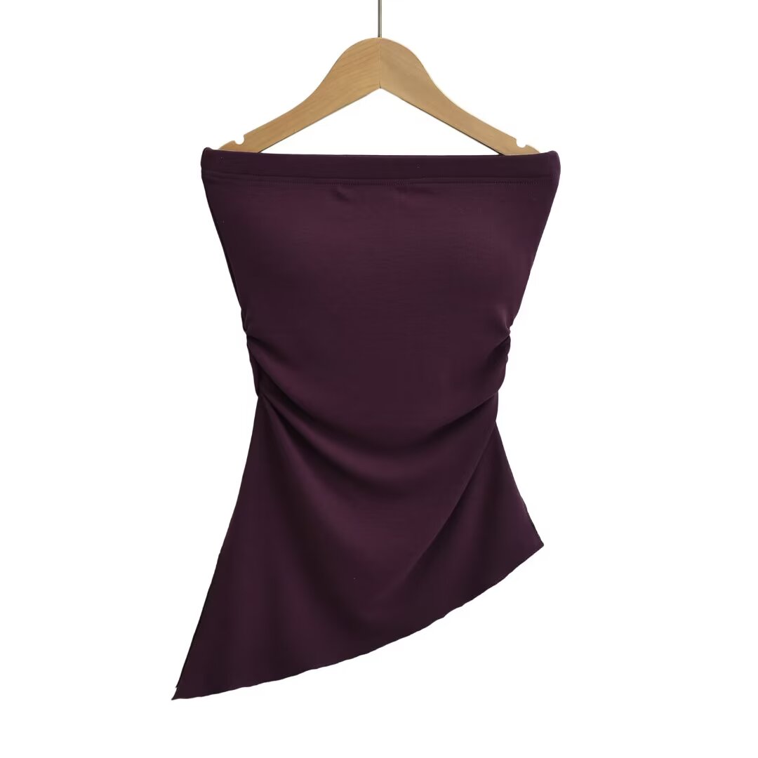 KP0140 Women's 2025 new fashion tube top vest