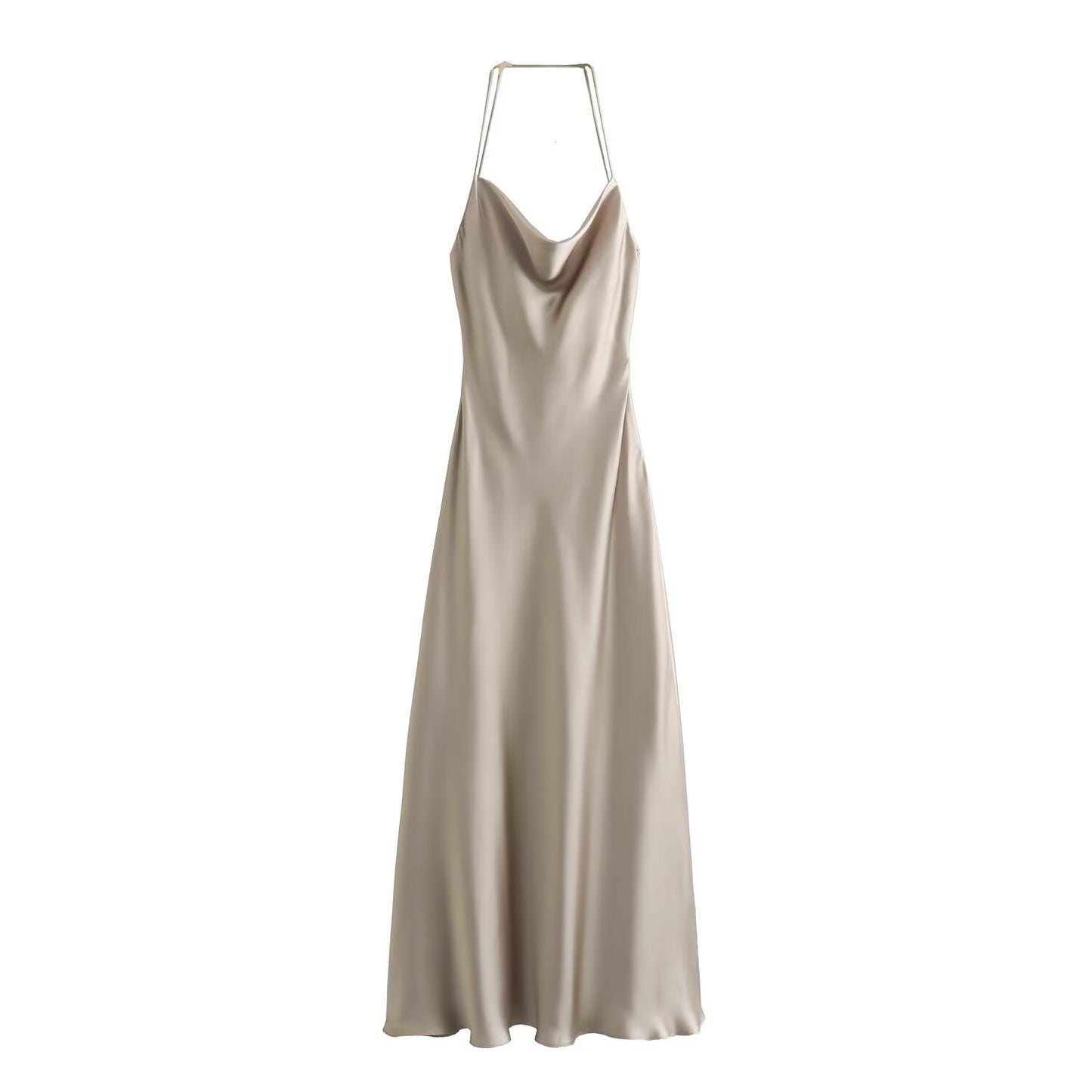 KP0130 Women 2025 New Fashion Satin Lingerie Dress
