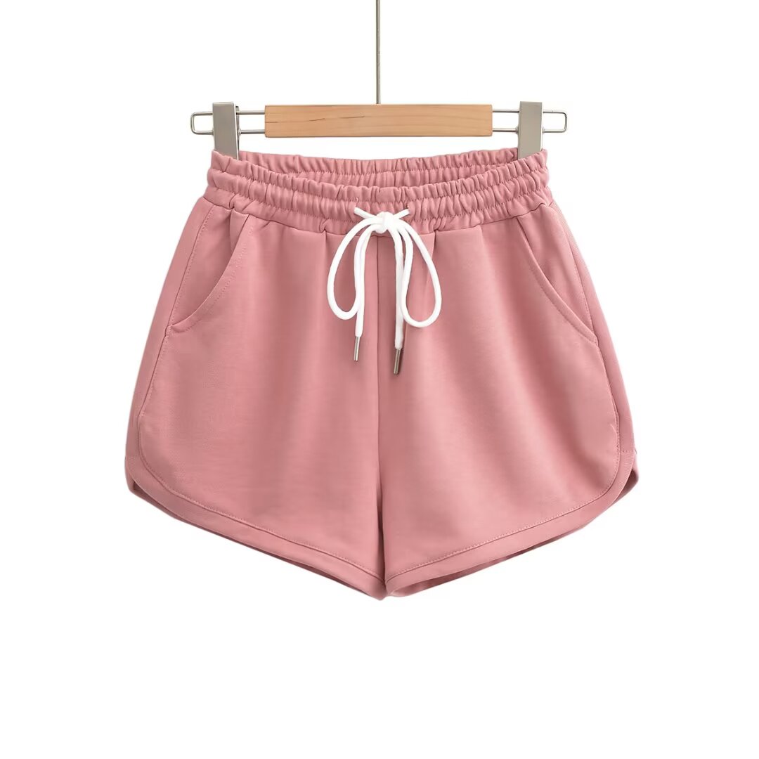 KP0182 Women's 2025 New Fashion Drawstring Design Shorts