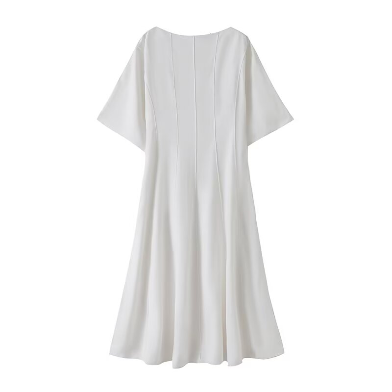 KP0057 New Chic Fashion Floral Print With Belt Midi Dress Vintage V Neck With Lining Side Zipper Slit Female Dresses robe Mujer