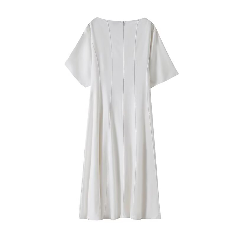 KP0057 New Chic Fashion Floral Print With Belt Midi Dress Vintage V Neck With Lining Side Zipper Slit Female Dresses robe Mujer