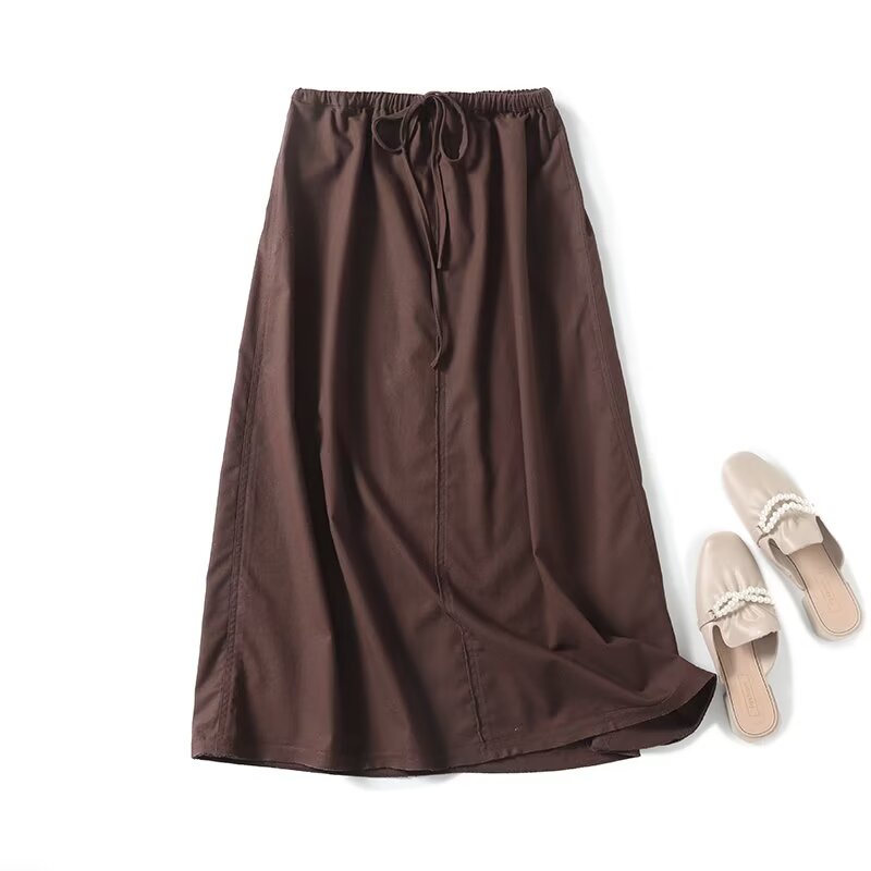KP0056 Fashion Pleated Denim Mini Skirt Vintage High Waist Side Zipper Female Skirts Mujer