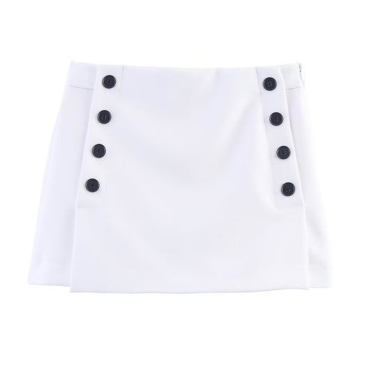 KP0213 Women's 2025 New Fashion Buttoned Culottes