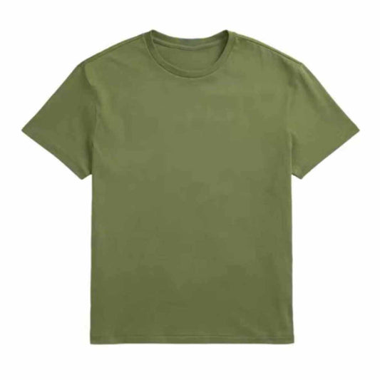 Men's new fashion casual embroidered short-sleeved O-neck T-shirt printed casual short-sleeved shirt