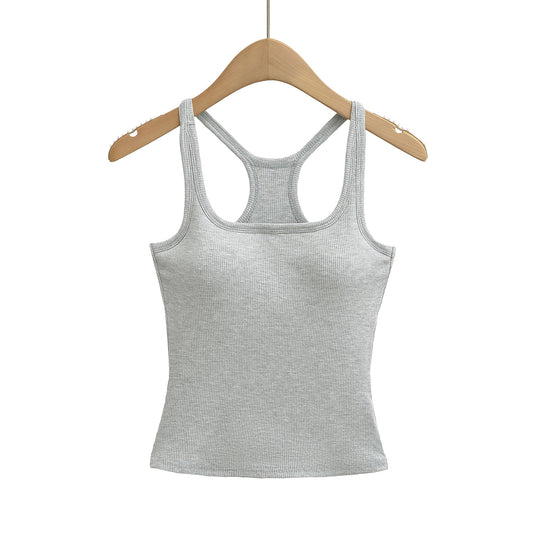 KP0196 Women's 2025 New Fashion I-shaped Vest