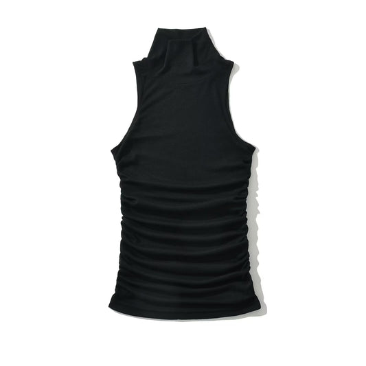 KP0199 Women's 2025 New Fashion High-necked Thin Sleeveless Vest