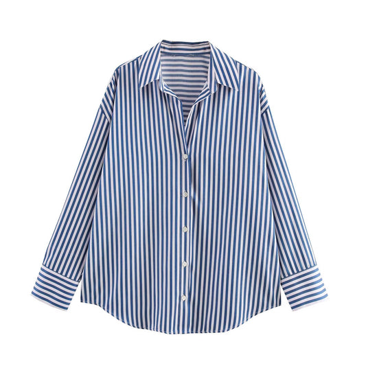 KP0218 Women's 2025 New Fashion Multicolor Poplin Shirt