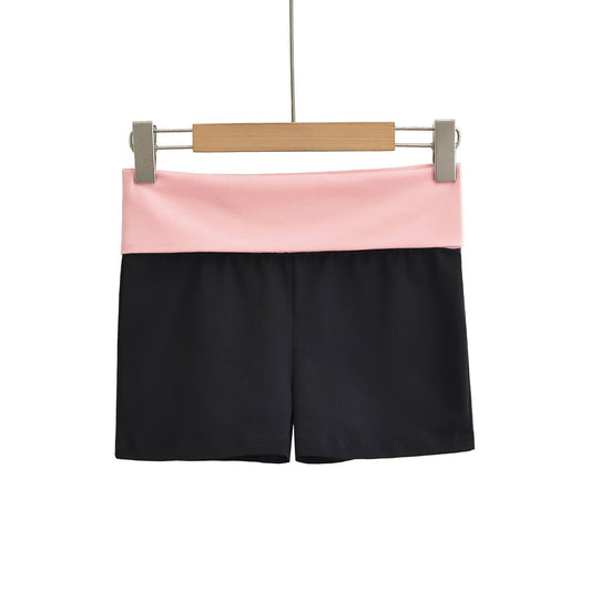 KP0185 Women's 2025 New Fashion Contrast Shorts
