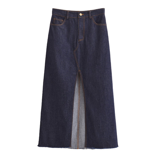 KP0073 Women 2025 New Fashion Mystery Denim Skirt 