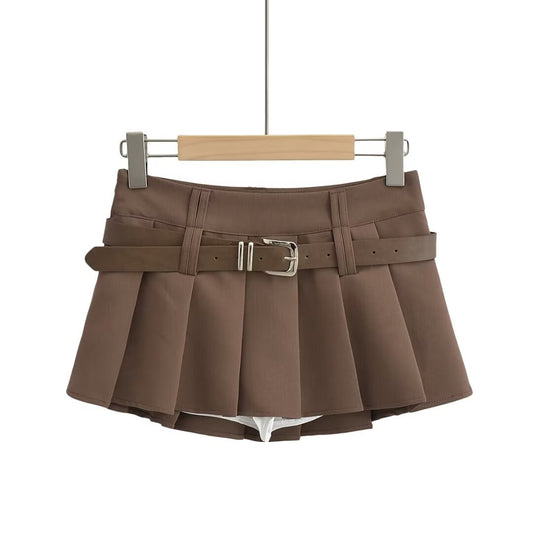 KP0149 Women's 2025 New Fashion Mini Pleated Skirt