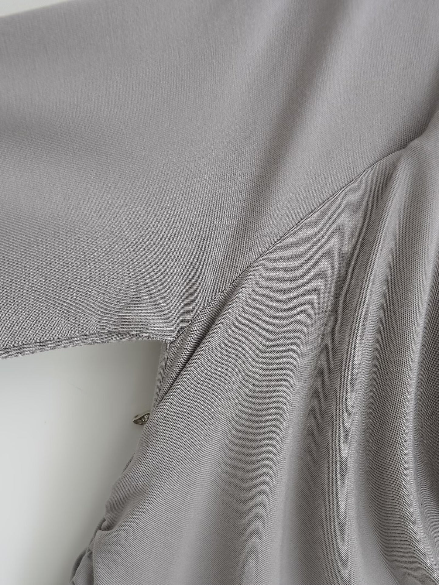 KP0225 Women's 2025 New Fashion Swing Collar Sleeve T-shirt