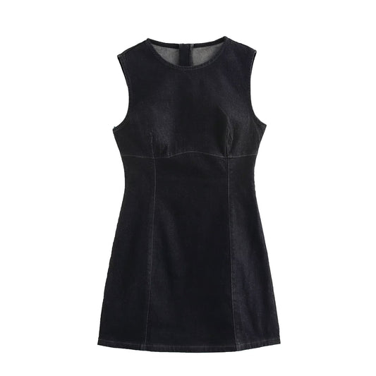 KP0129 Women 2025 New Fashion Denim Short Dress