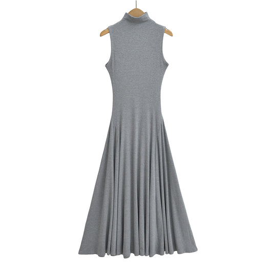 KP0209 Women's 2025 New Fashion High-necked Long Dress