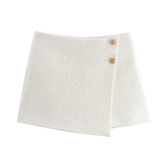 KP0151 Women's 2025 New Fashion Jacquard Short Skirt Pants