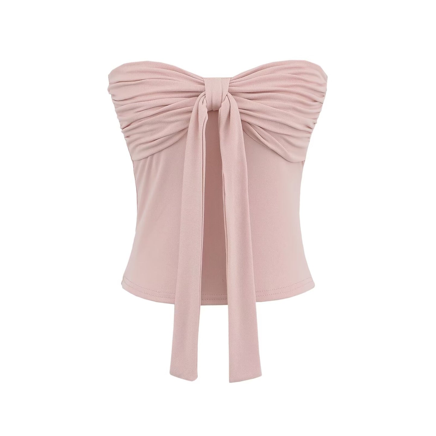 KP0144 Women's 2025 New Fashion Tube Top Neck Strap Halter Vest