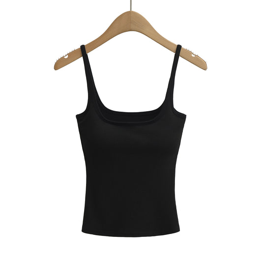 KP0193 Women's 2025 New Fashion Threaded Sleeveless Camisole