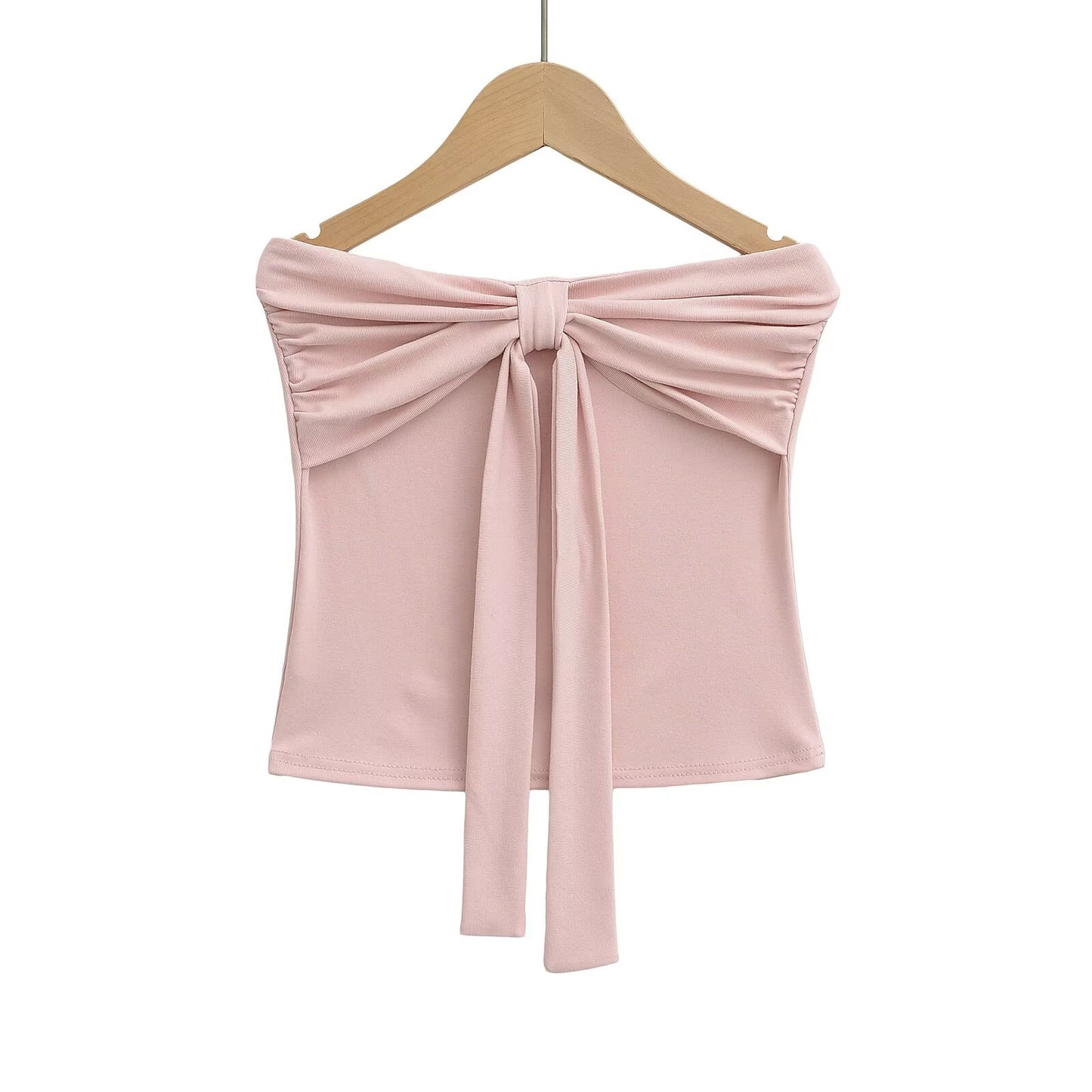 KP0144 Women's 2025 New Fashion Tube Top Neck Strap Halter Vest