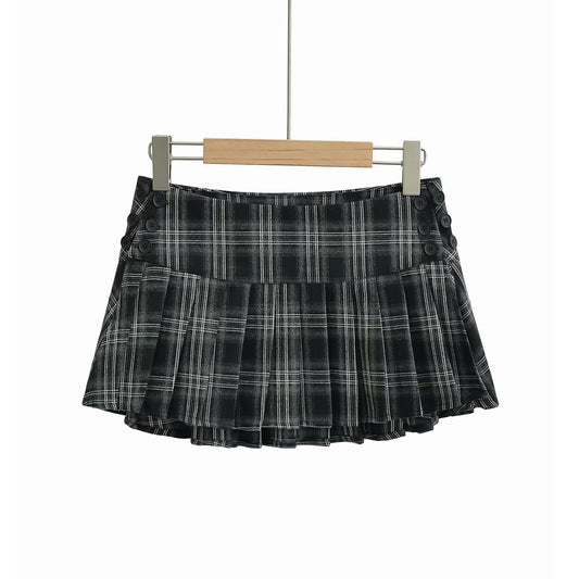 KP0212 Women's 2025 New Fashion Mini Pleated Skirt