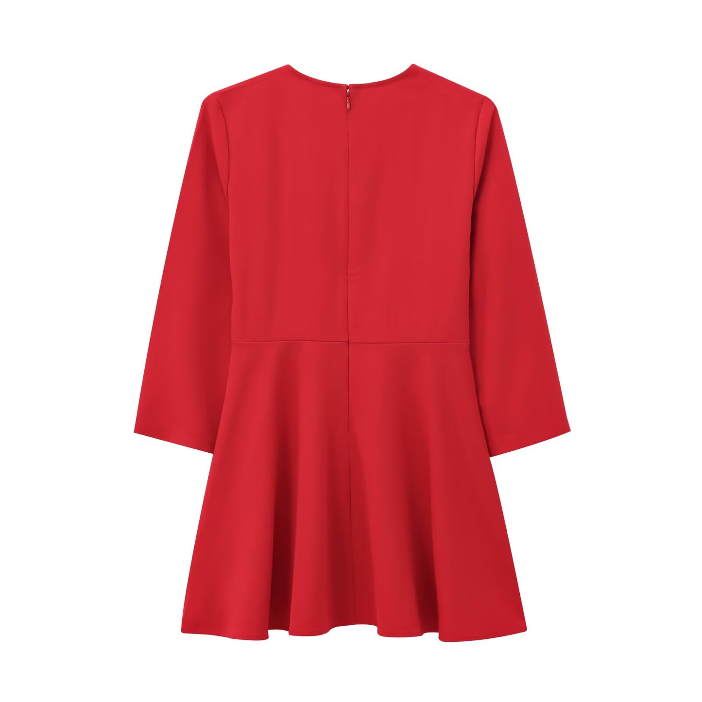 KP0093 Women 2025 New Fashion Flared Skirt Twill Dress 