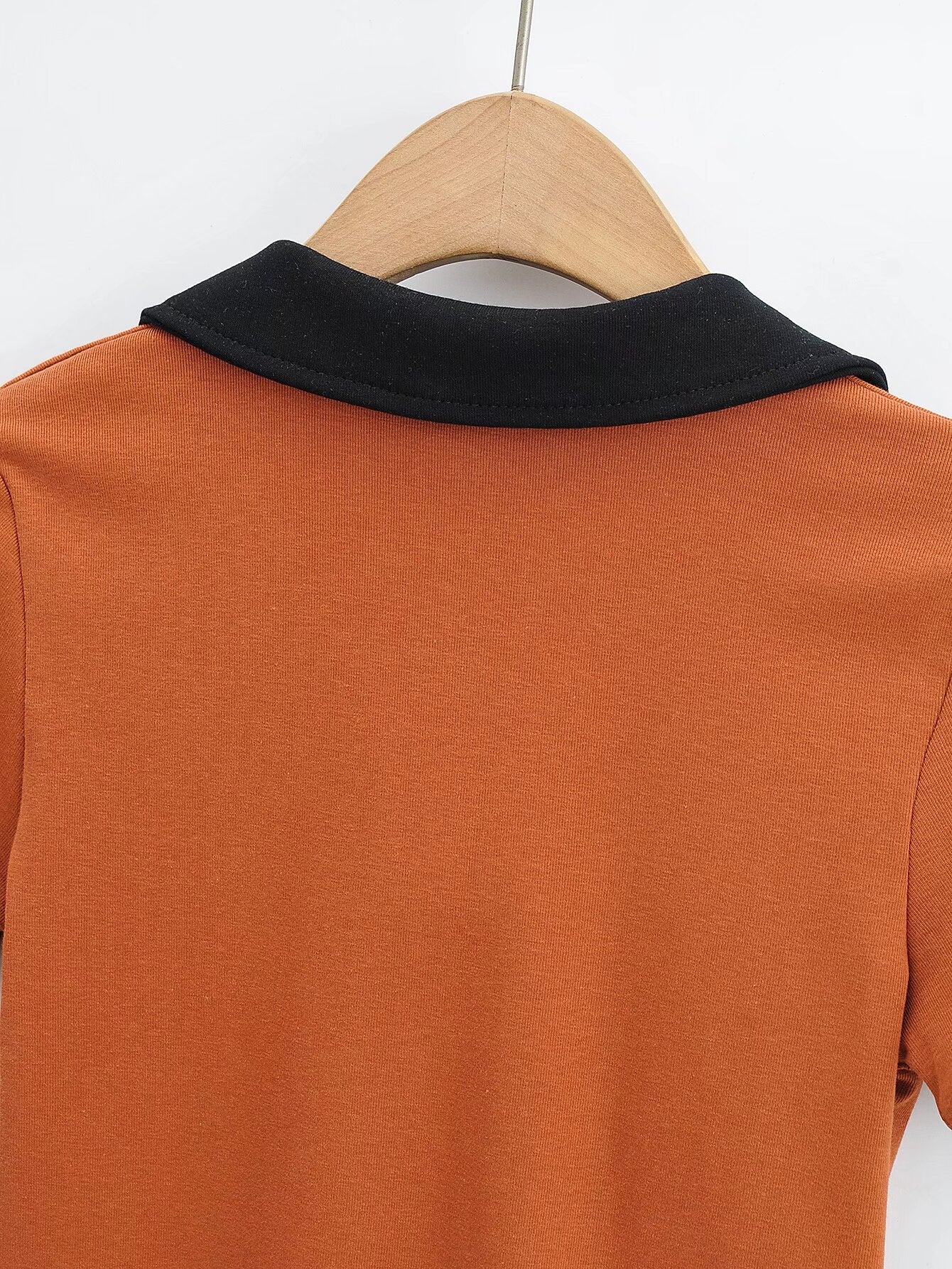 KP0217 Women's 2025 New Fashion POLO Neck T-shirt