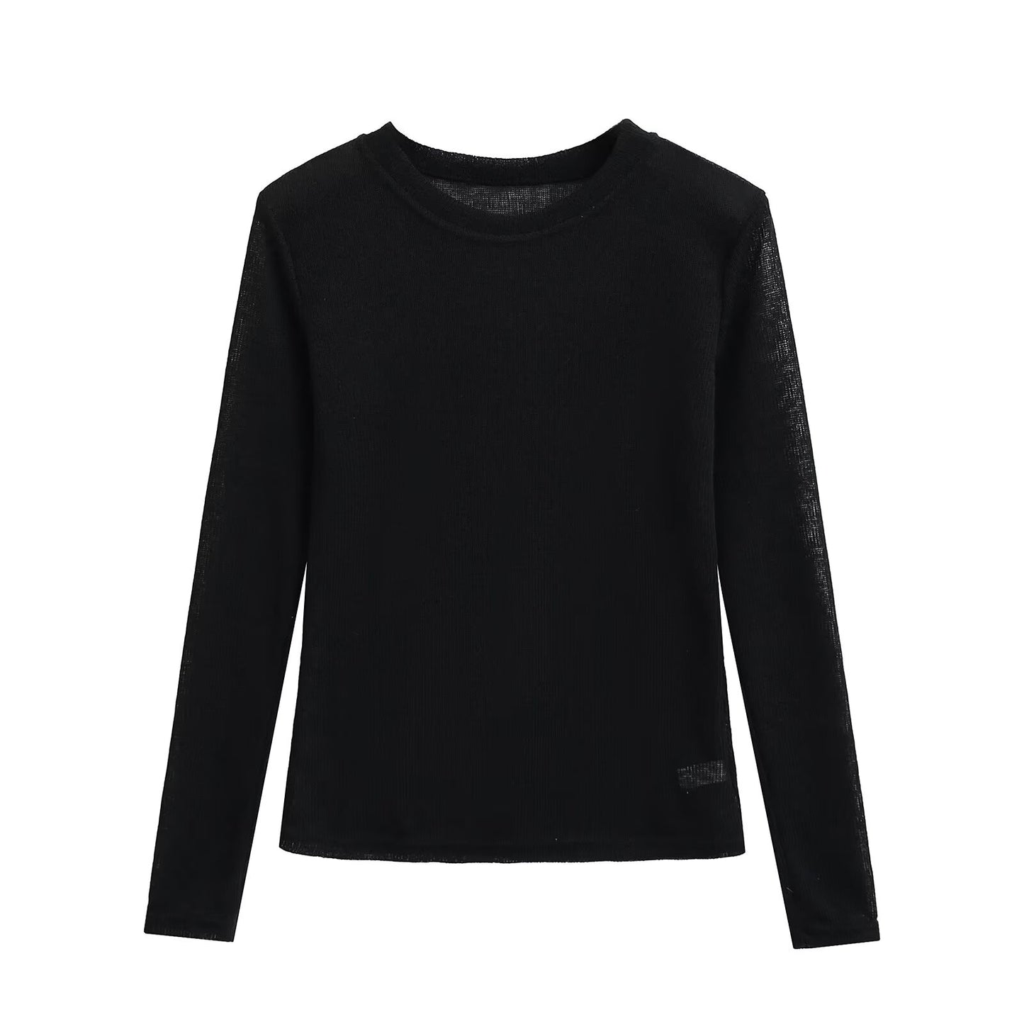 KP0158 Women's 2025 New Fashion O-neck Long-sleeved Sweater