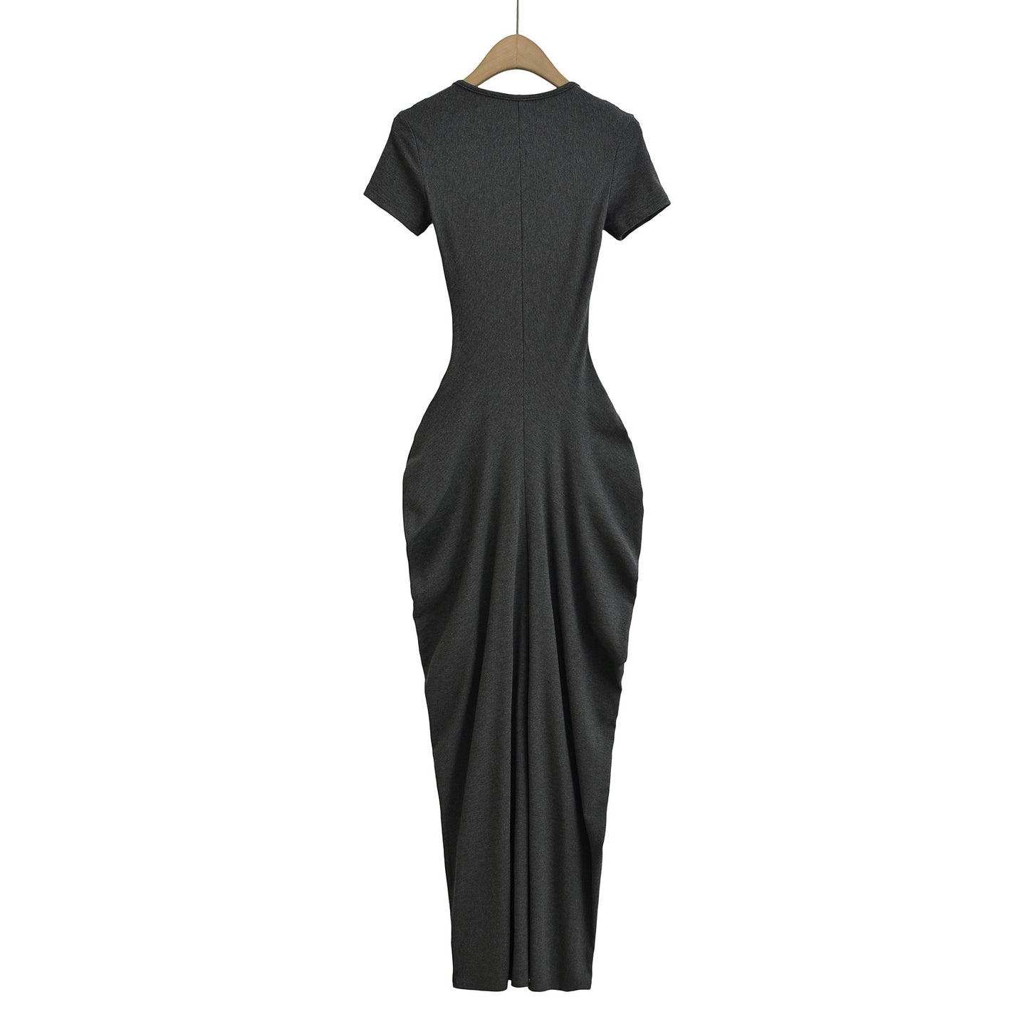 KP0189 Women's 2025 New Fashion Short-sleeved Midi Dress