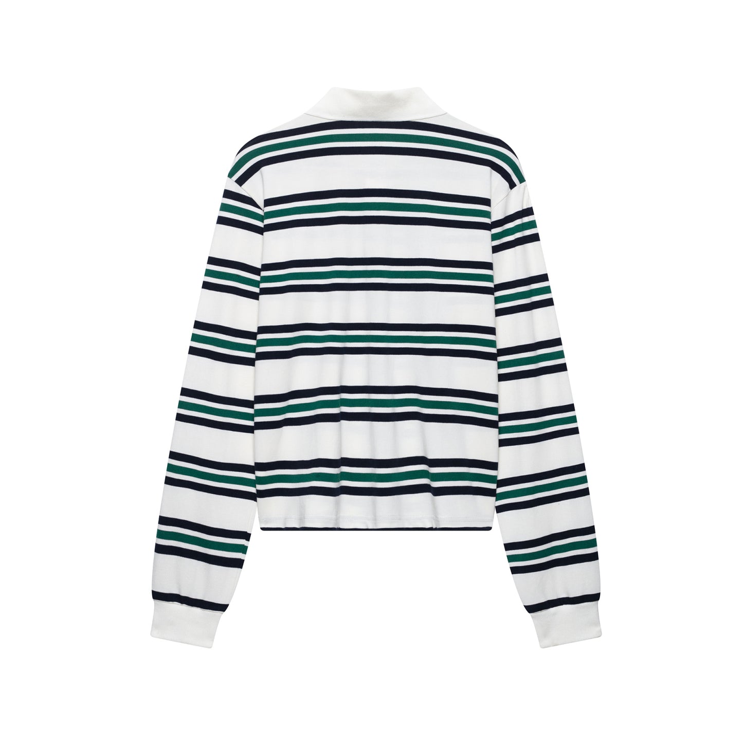 KP0166 Women's 2025 New Fashion Striped Long Sleeve Contrast Color Top