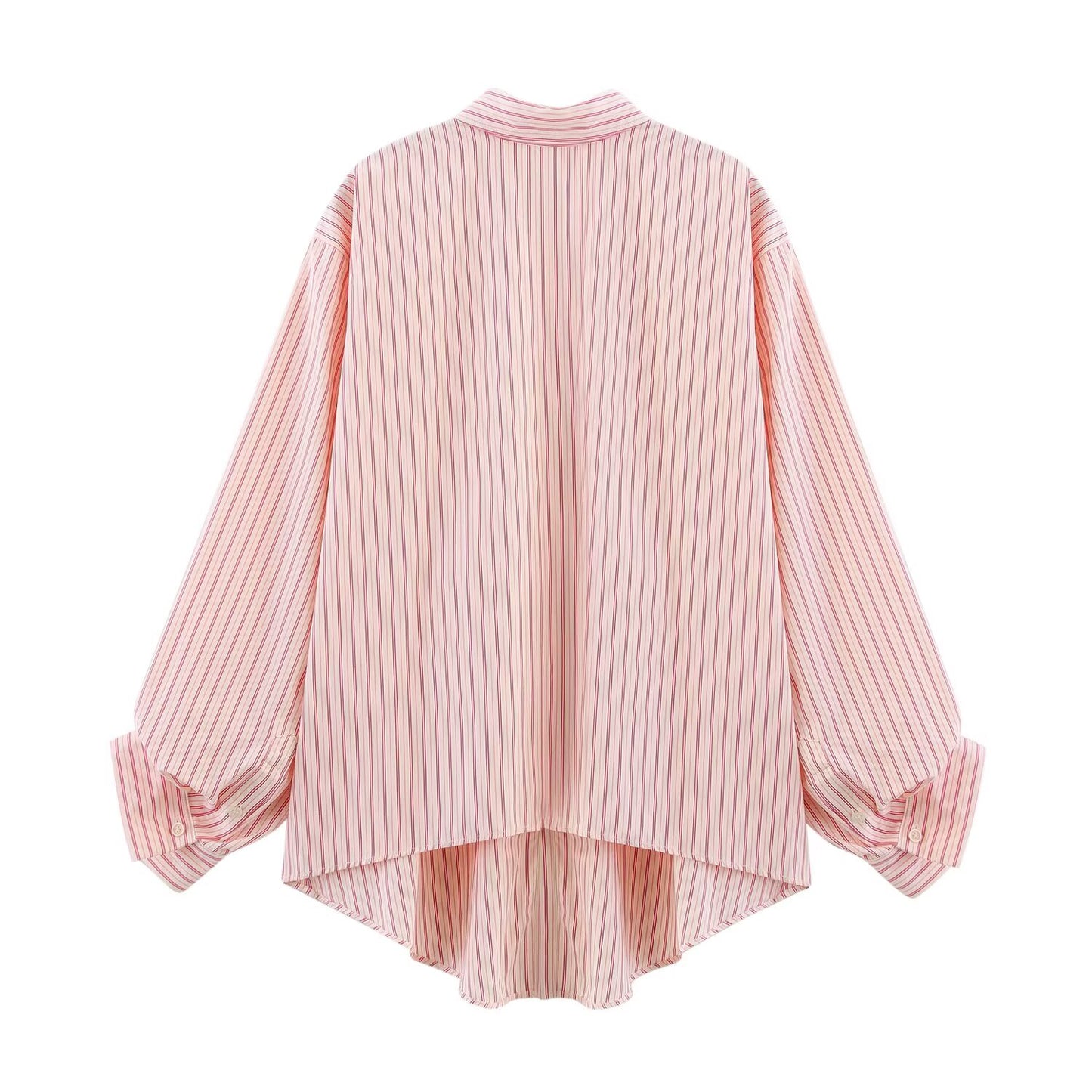 KP0108 Women 2025 New Fashion Striped Shirt 
