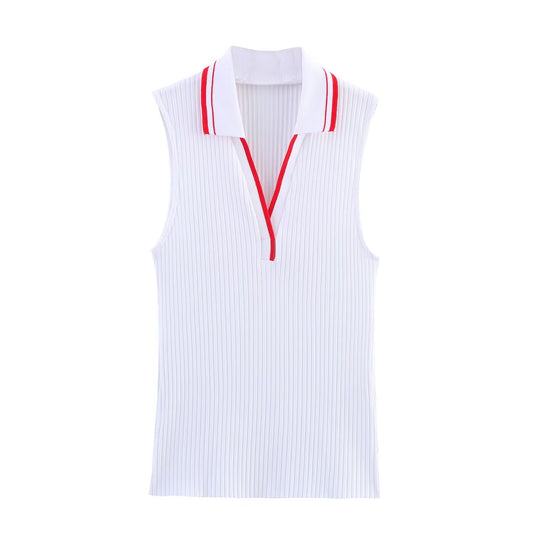 KP0112 Women 2025 New Fashion Tops Ribbed Tops 0858315