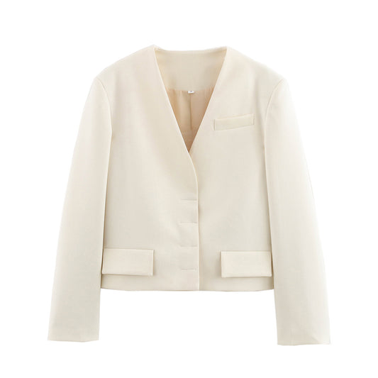KP0137 Women 2025 New Fashion Wide Suit Jacket