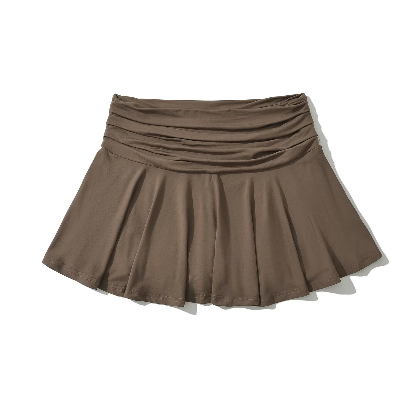 KP0190 Women's 2025 New Fashion Pleated Mini Skirt